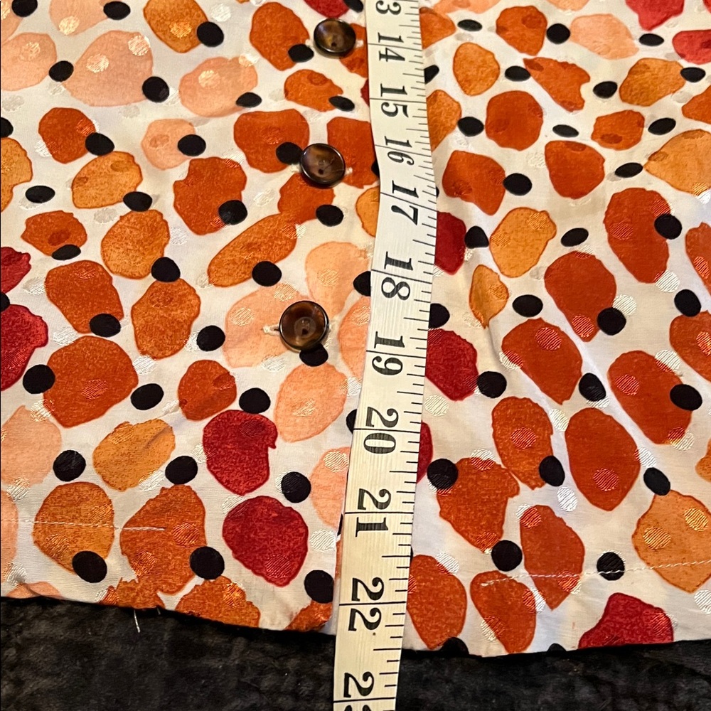 Mango Multicolor Polka Dot Blouse - image 5